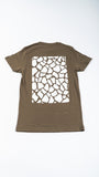 Giraffe Print Olive Green T-Shirt